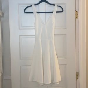 Cross Cross White Formal Dress
